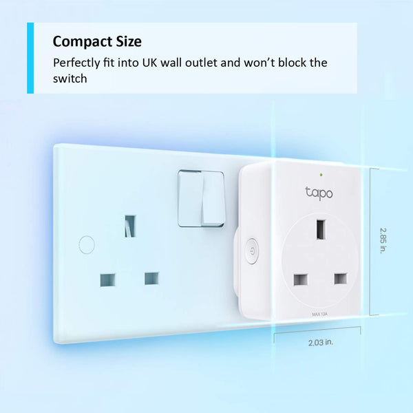 Tapo Smart Plug Wi-Fi Outlet (2 plugs)