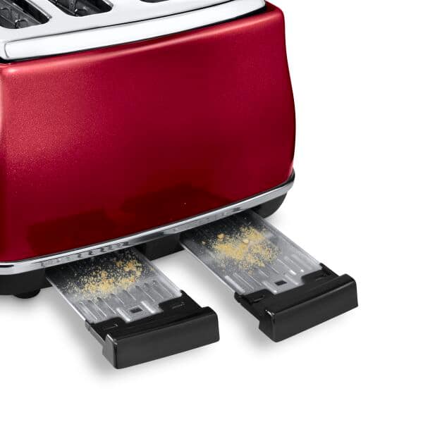 Icona Micalite 4 slice Red Toaster