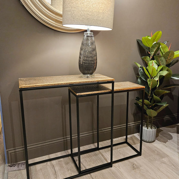 Novara console tables set side opening