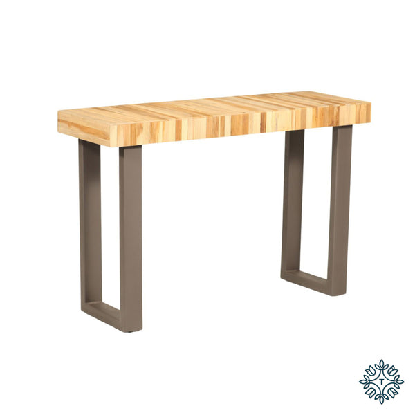 Florence console table natural teak