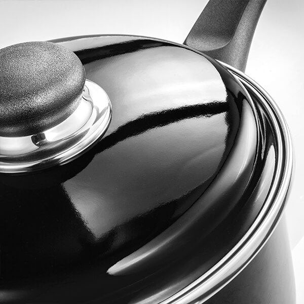 Judge Induction, 20cm Saucepan, 3L, Non-Stick, Black