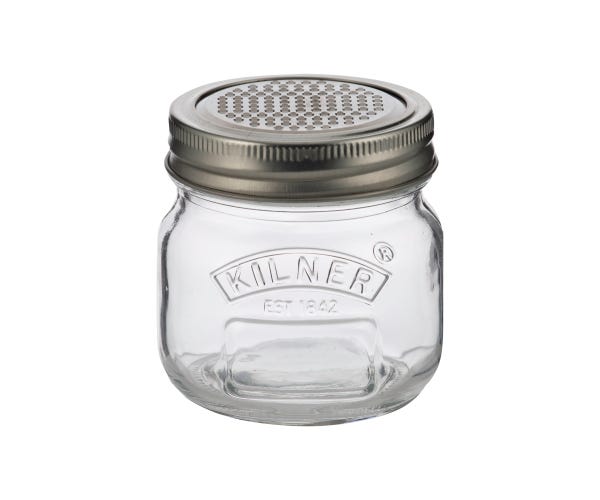 Storage Jar & Fine Grater Lid 0.25 Litre