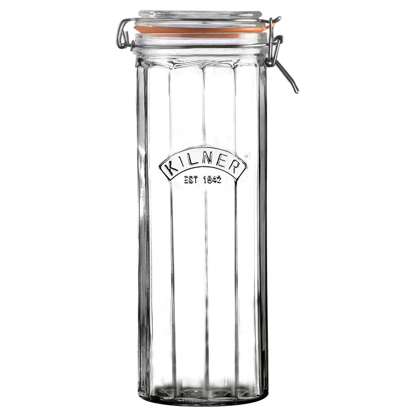 Facetted Clip Top Jar 2.2 Litre