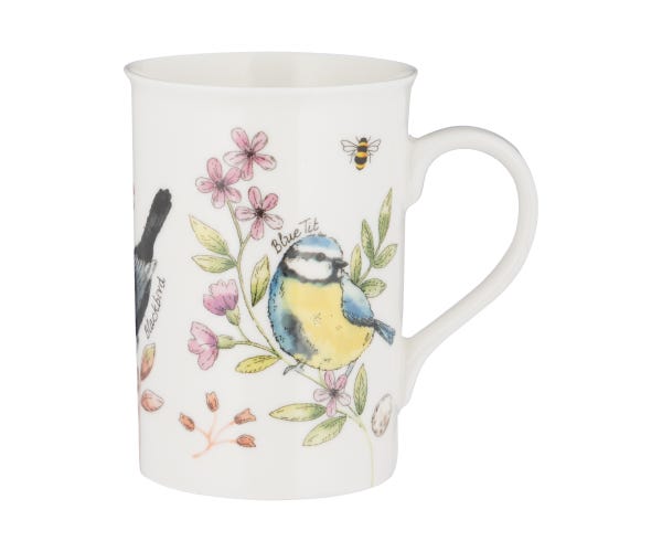 Garden Birds Honeysuckle Mug 300ml