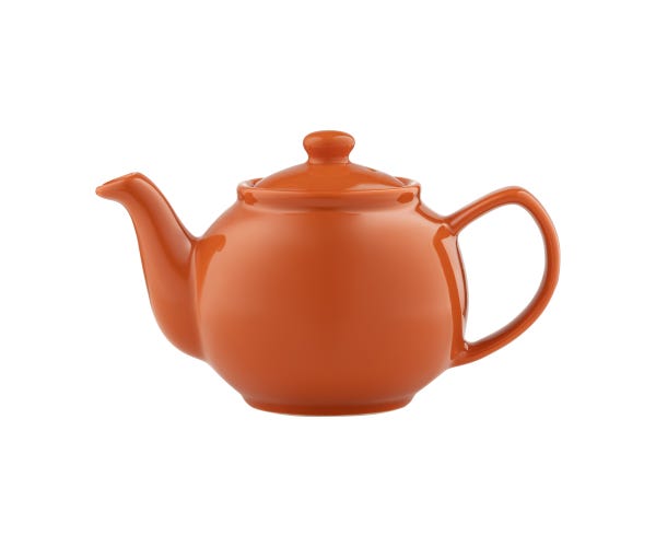 Burnt Orange 6 Cup Teapot