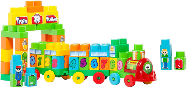 MOLTO BLOCKS LETTERS AND NUMBERS TRAIN