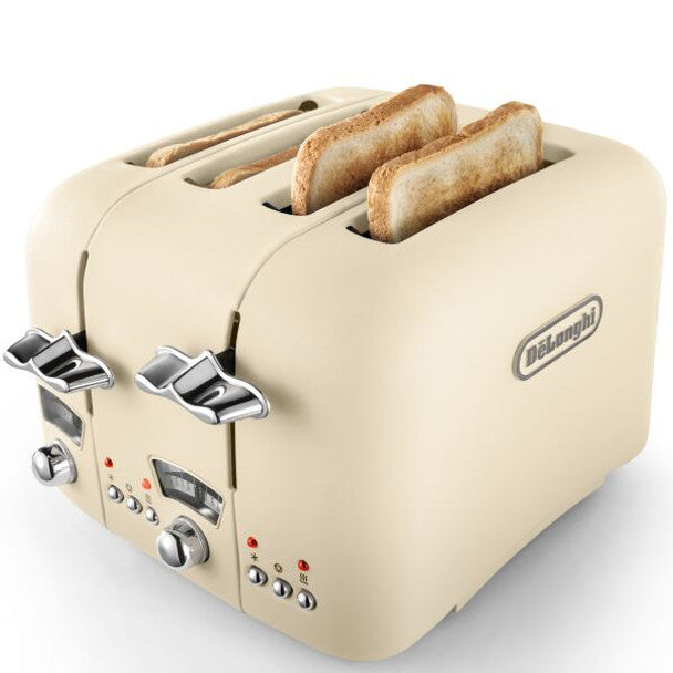 Argento Flora Cream Toaster - Cream