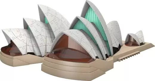 3D Puzzle Building Sydney Opera House - 216 Pieces