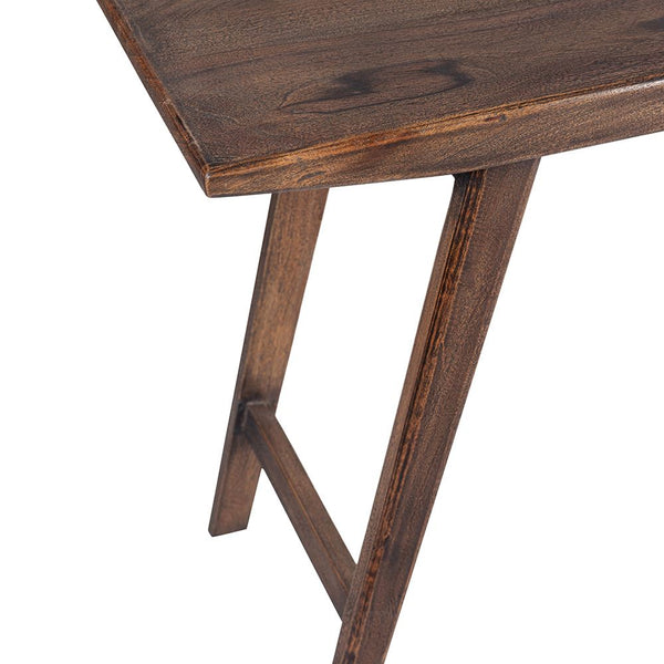RUSTIC WOOD CONSOLE TABLE 110X40X75CM