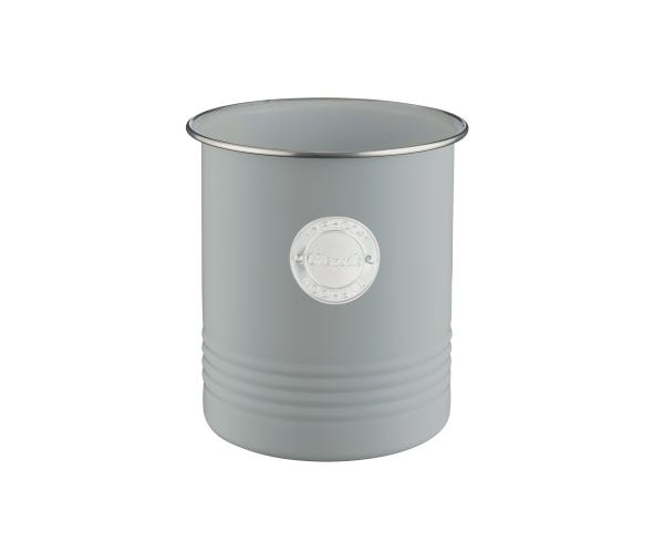 Living Grey Utensil Jar