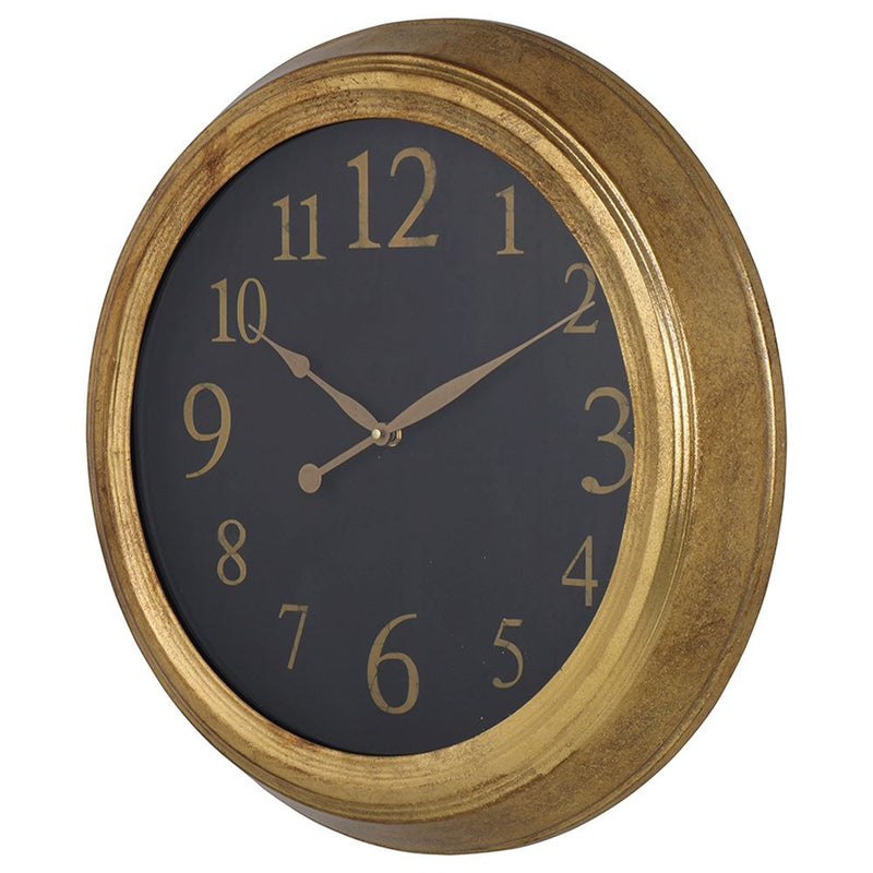 GOLD FRAMED WALL CLOCK 47x47cm