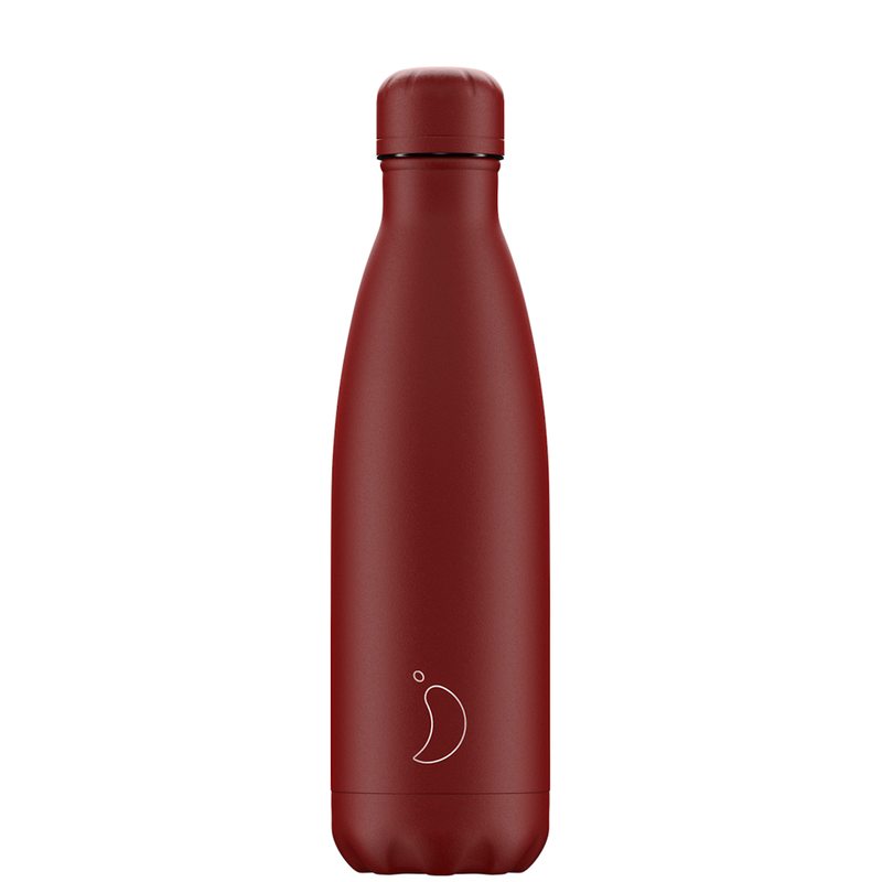 CHILLY'S 750ml Bottle Matte All Red