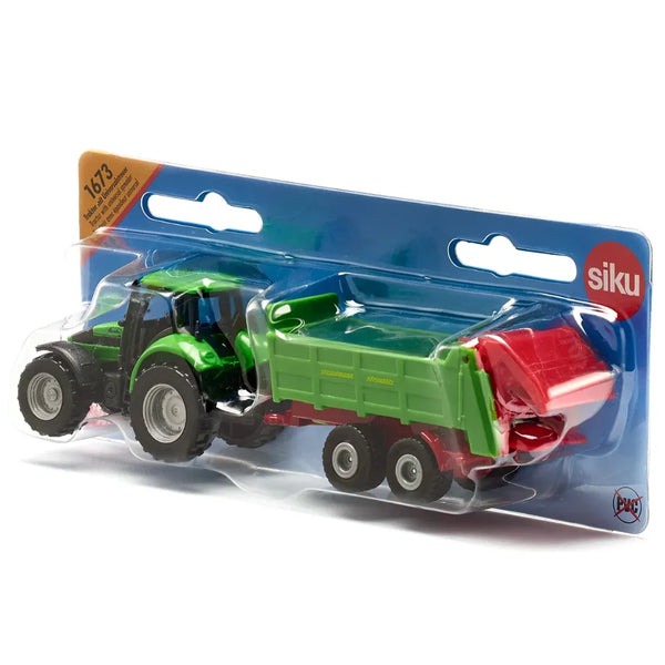 Deutz Tractor with Universal Spreader 1:87