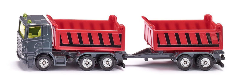 1:87 TRUCK WITH DUMPER BODY AND TIPPING TRAILER