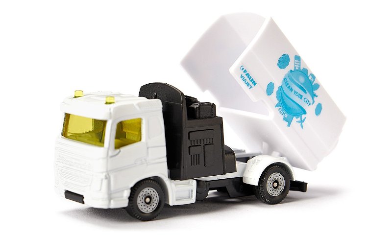 MUNICIPAL SET ROAD SWEEPER AND GARBAGE TRUCK