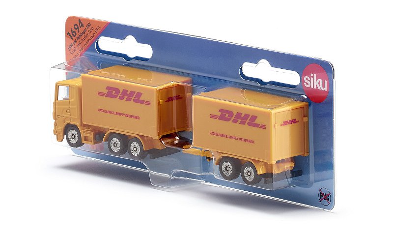 TRUCK WITH TRAILER DHL