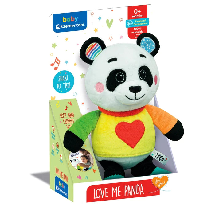 LOVE ME PANDA PLUSH ACTIVITY SOFT TOY