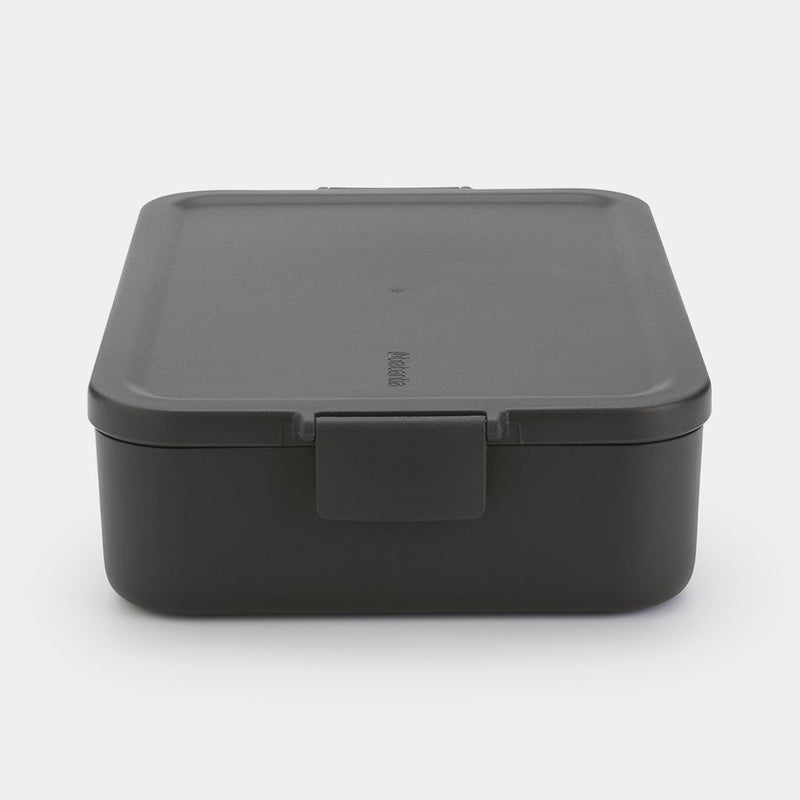 MAKE & TAKE LUNCH BOX Large, Plastic - Dark Grey