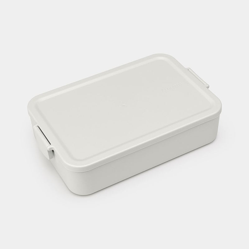 MAKE & TAKE LUNCH BOX Large, Plastic - Light Grey