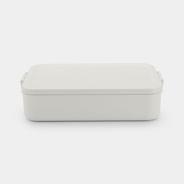 MAKE & TAKE LUNCH BOX Large, Plastic - Light Grey