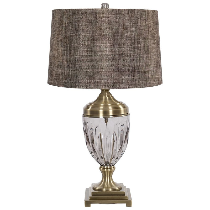 FONTAINEBLEU A/Q BRASS TABLE LAMP 42X42X75CM