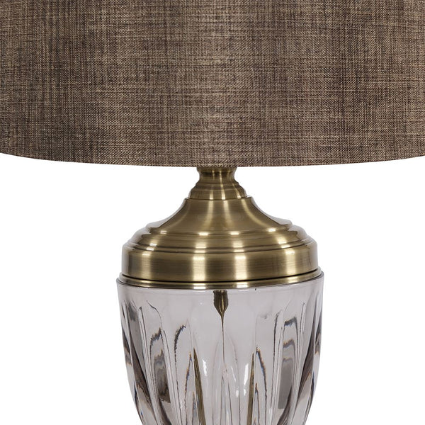 FONTAINEBLEU A/Q BRASS TABLE LAMP 42X42X75CM