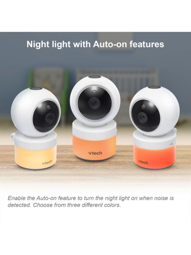 Pan & Tilt Video Monitor with Night Light and Projection