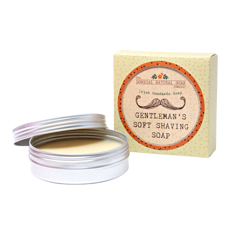 Gentlemen’s Soft Shaving Soap with Travel Tin