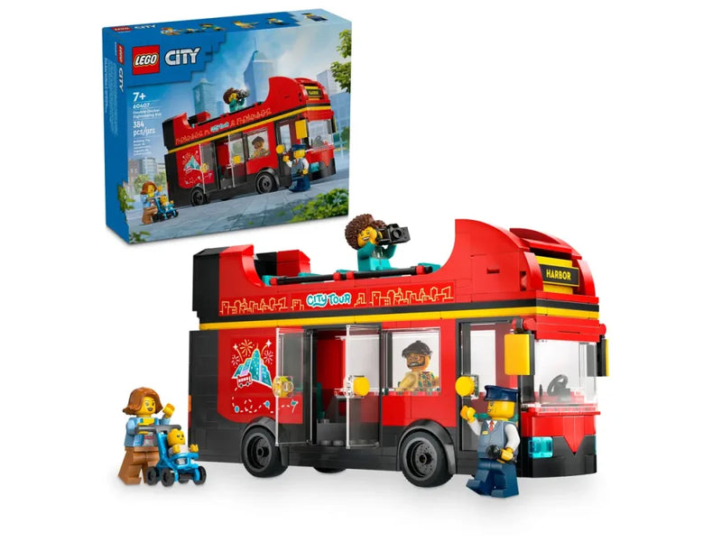 LEGO® City 60407 Red Double-Decker Sightseeing Bus