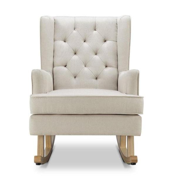 Nested Soothe Easy Chair & Rocker Natural
