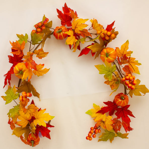 PUMPKIN BURST GARLAND 150CM