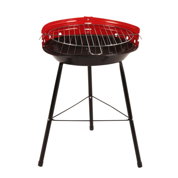 Kingfisher Red & Black Steel BBQ
