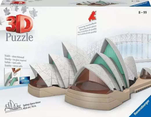3D Puzzle Building Sydney Opera House - 216 Pieces