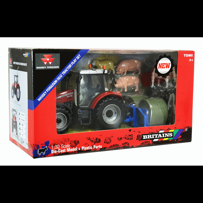 Britains Massey Ferguson 5612 Tractor Playset