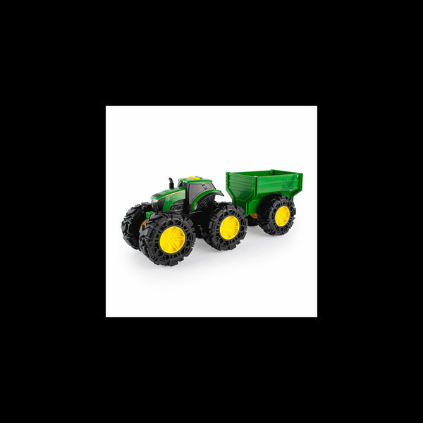 8” Monster Treads Tractor with wagon (lights and sounds)