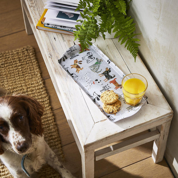 Dog Days Tray - Small One Size in Grey