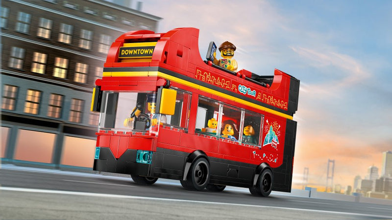 LEGO® City 60407 Red Double-Decker Sightseeing Bus