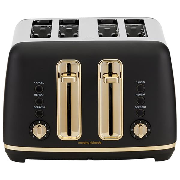 Ascend 4 Slice Toaster - Black & Soft Gold