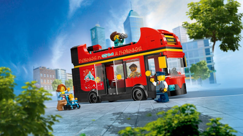 LEGO® City 60407 Red Double-Decker Sightseeing Bus