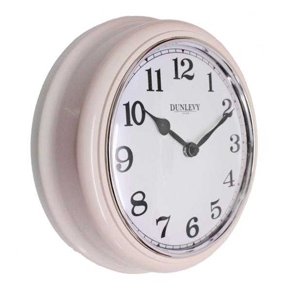 10" Deep Plastic Wall Clock - Taupe