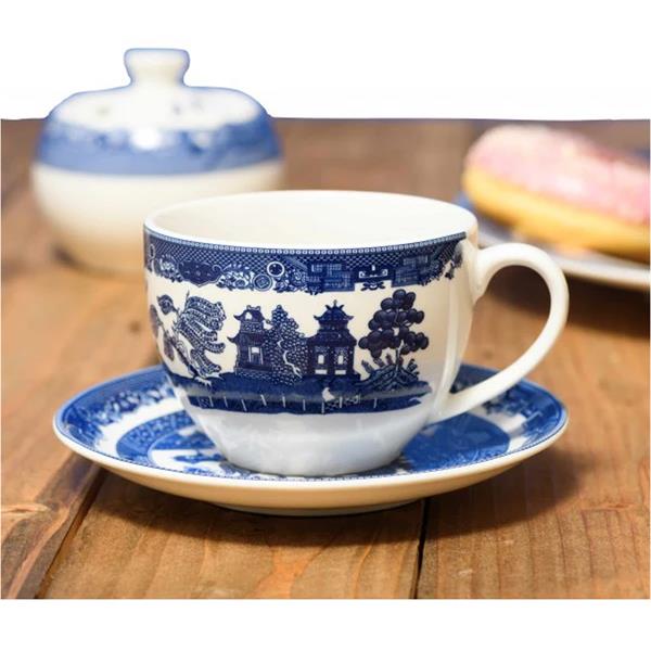 Blue Willow Teacup 8Oz