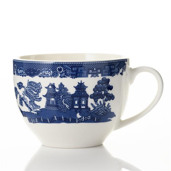 Blue Willow Teacup 8Oz