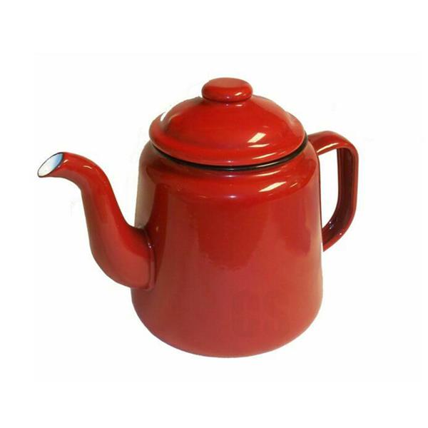 Enamel Teapot Red 14Cm