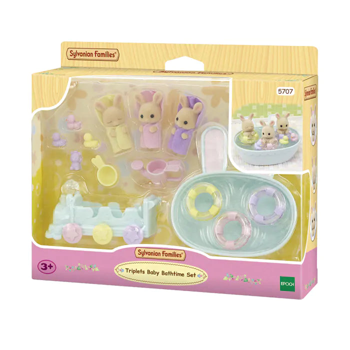 Triplets Baby Bath time set