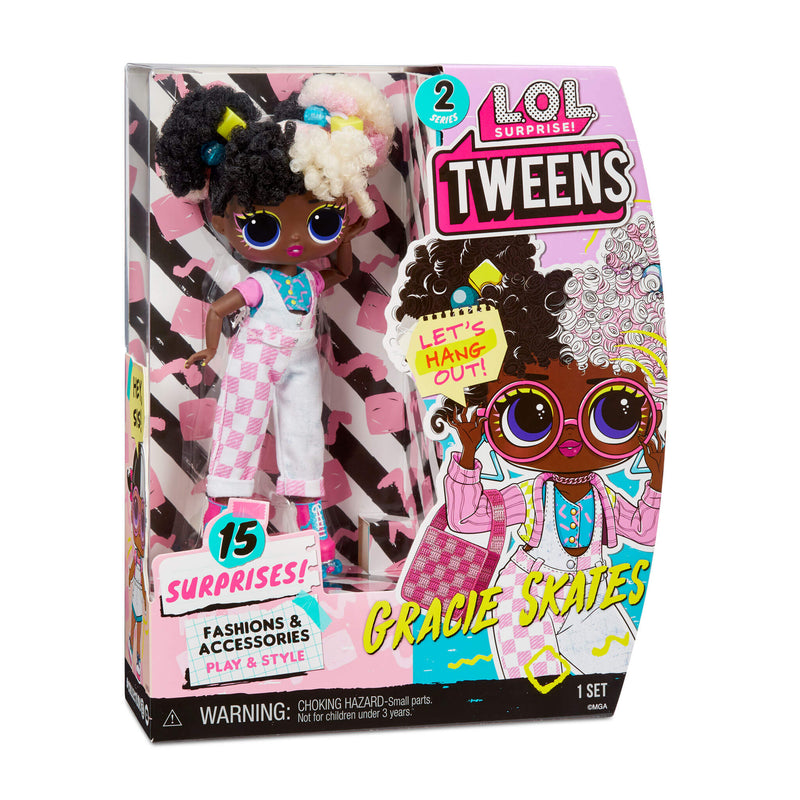 LOL Surprise Tweens Series 2 Fashion Doll Gracie Skates with 15