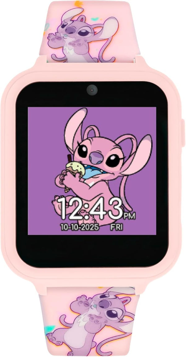 Disney Kids Lilo & Stitch Angel Pink Digital Interactive Smart Watch