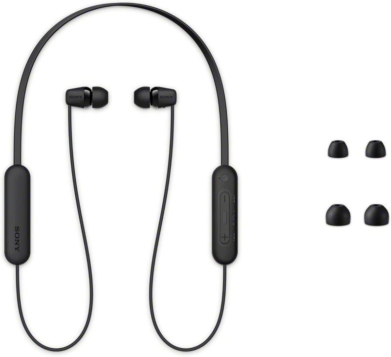 SONY WI-C100 Wireless Bluetooth Earphones - Black