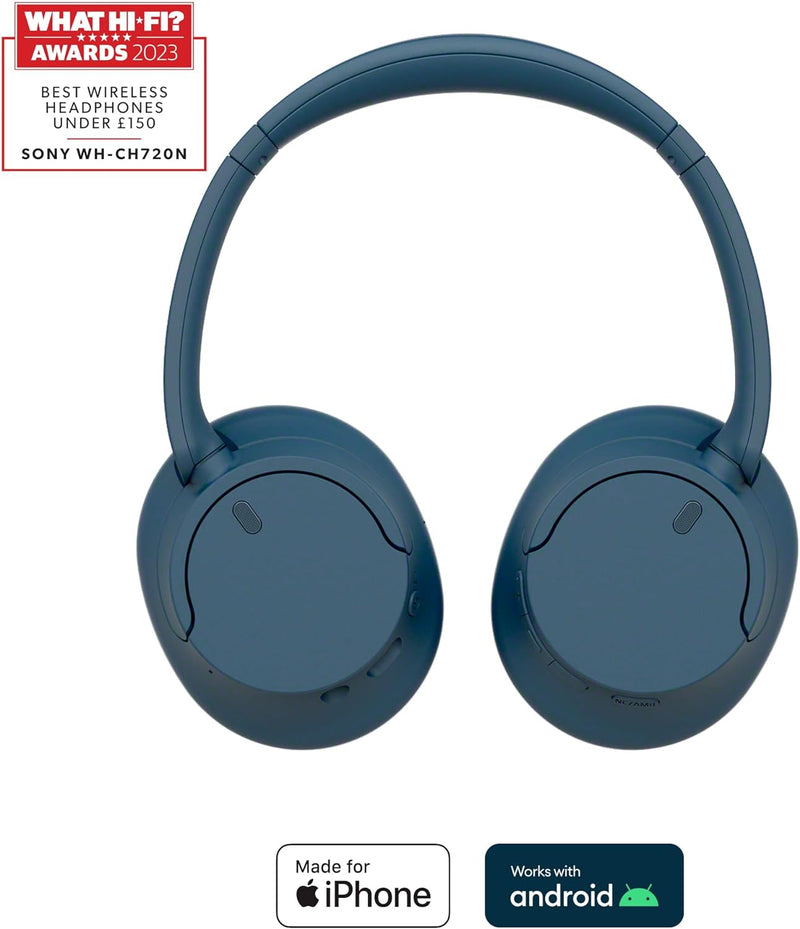 Sony WH-CH720N Noise Cancelling Wireless Bluetooth Headphones - Navy
