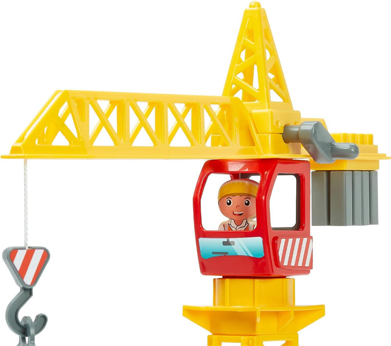 Ecoiffier ECO2999 Abrick Building Block Playset Construction Site with Crane