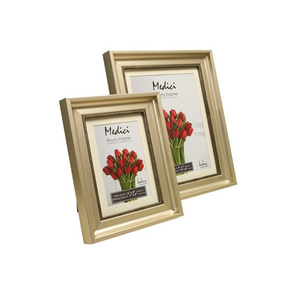 10x8 Champagne Frame Mount